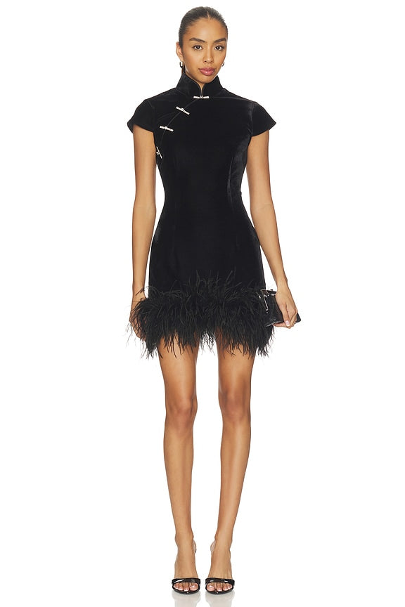 Morgan Velvet Mini Dress