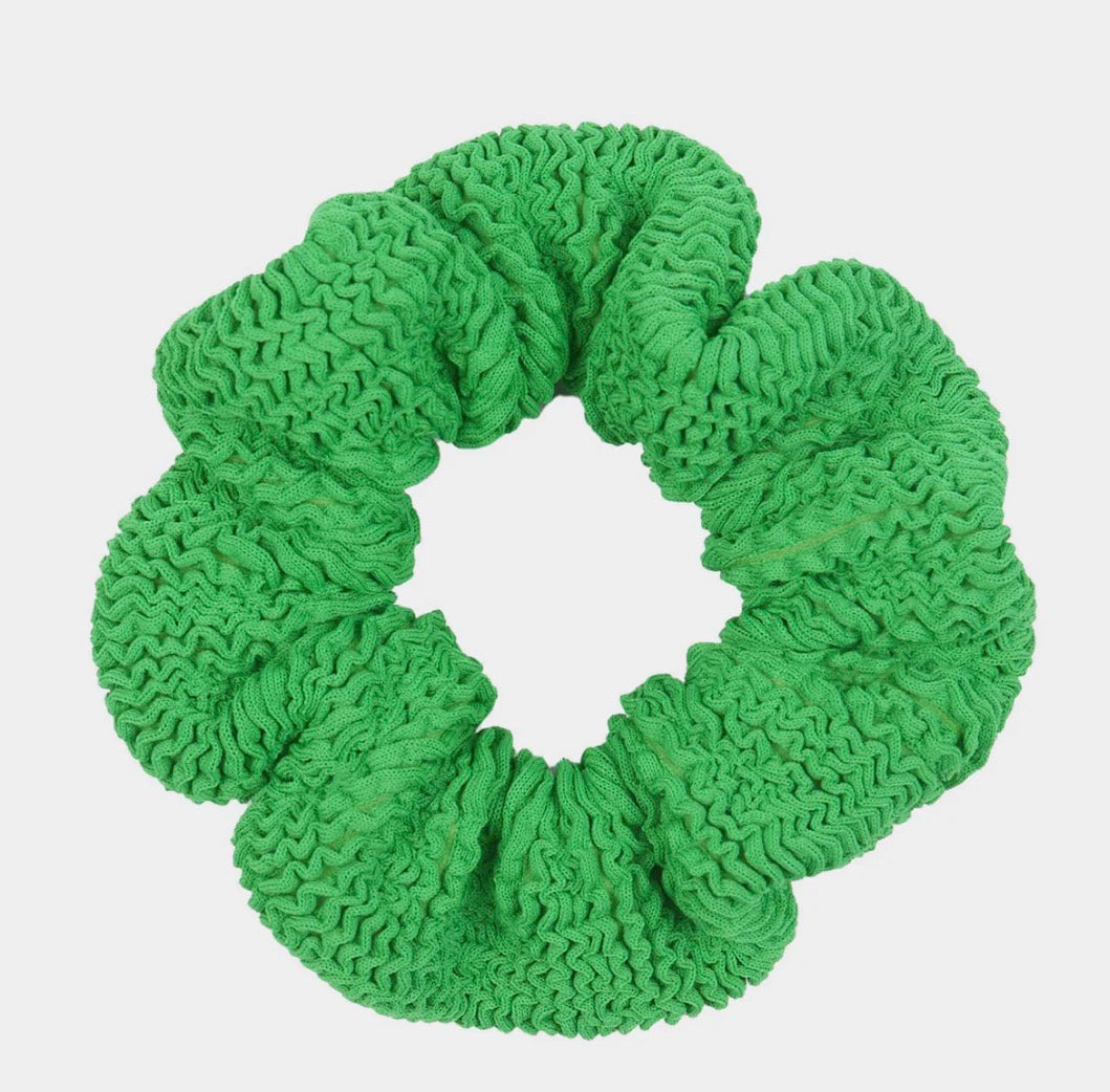 Scrunchie Emerald Crinkle