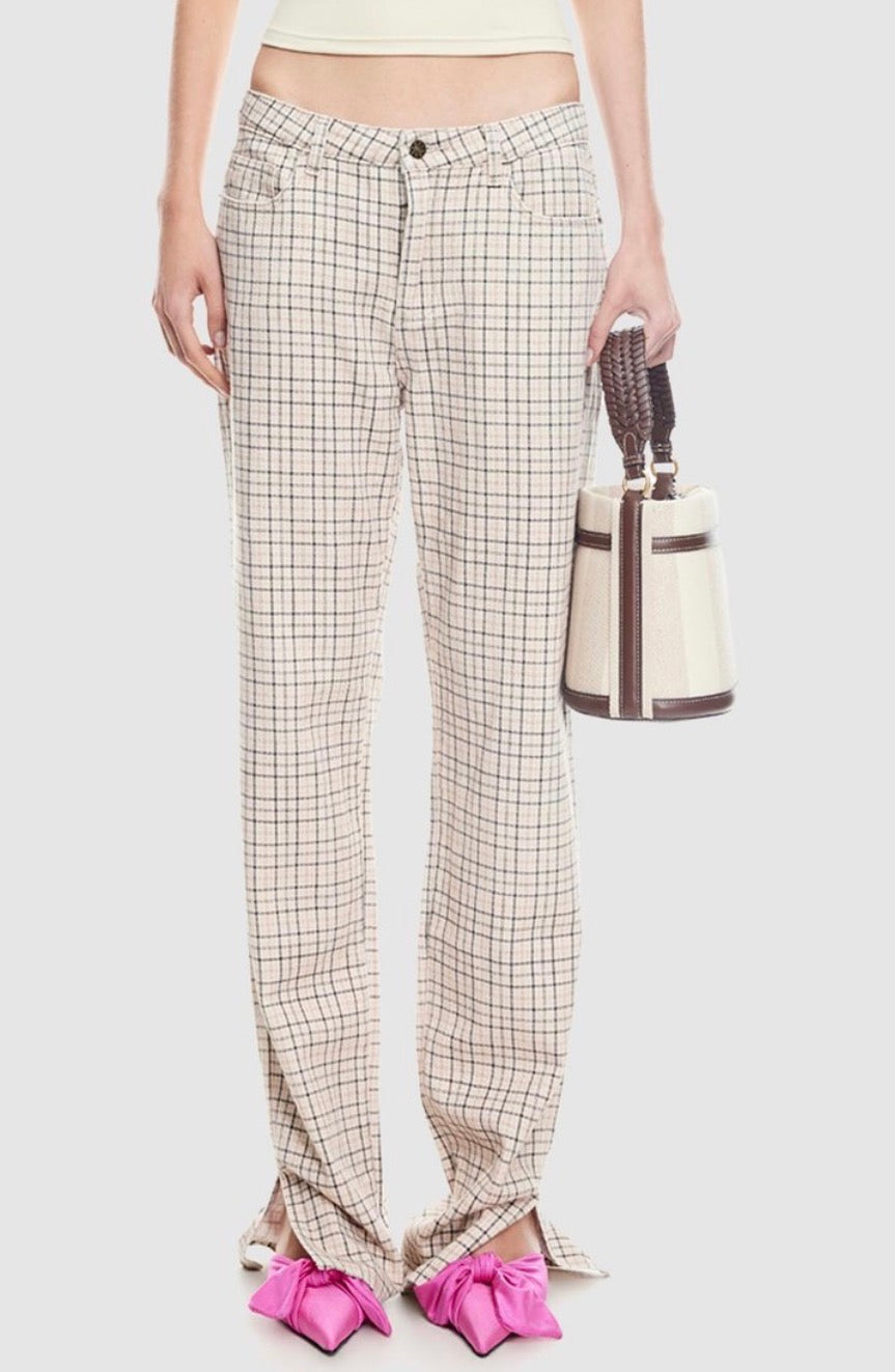 Albama Jeans Almond Plaid