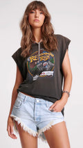 Rollers Low Waist Denim Shorts-Blue Tobacco