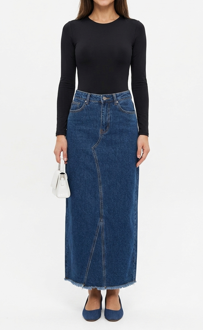 Denim skirt