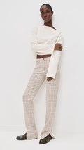 Albama Jeans Almond Plaid
