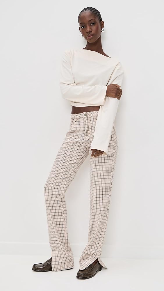 Albama Jeans Almond Plaid