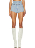Sheyla Belted Denim Short