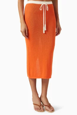 Noelle Skirt Orange