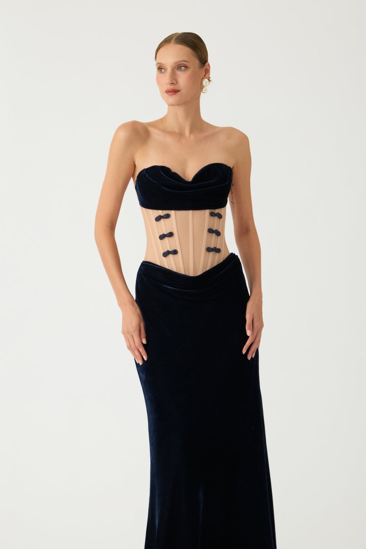 Manon velvet gown