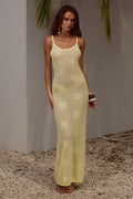 Lene Scoop Neck Knit Maxi Dress