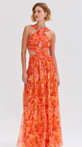 Myostis Halterneck Gown