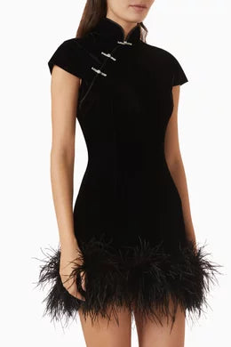 Morgan Velvet Mini Dress