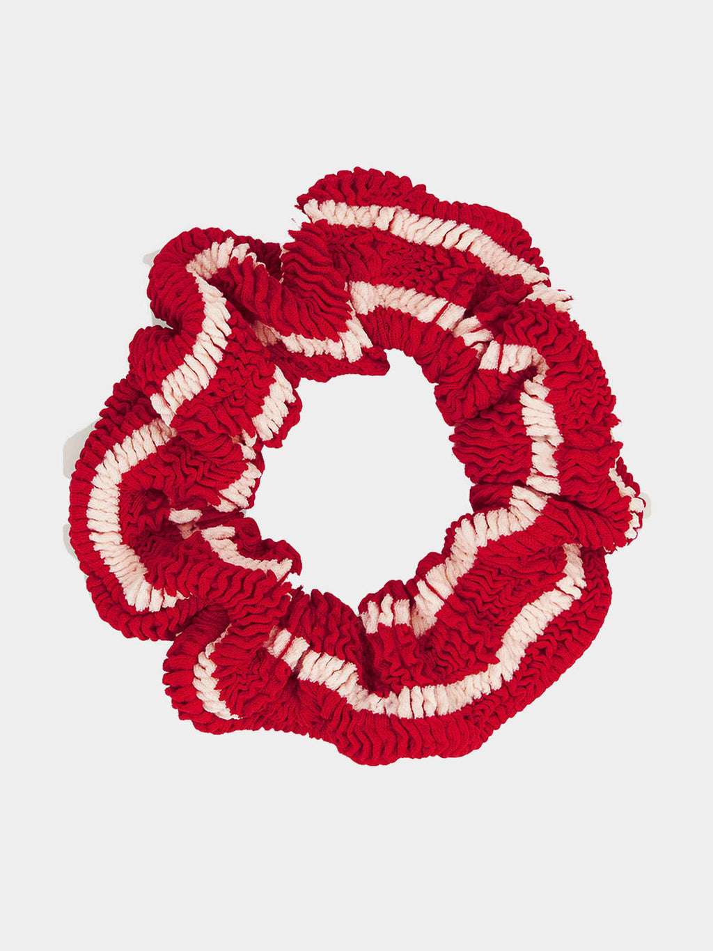 Red/White scrunchie