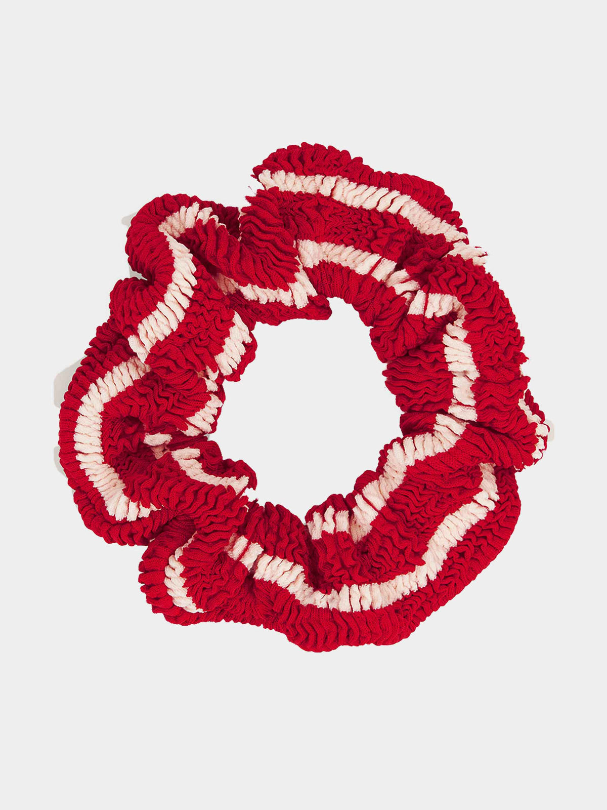 Red/White scrunchie