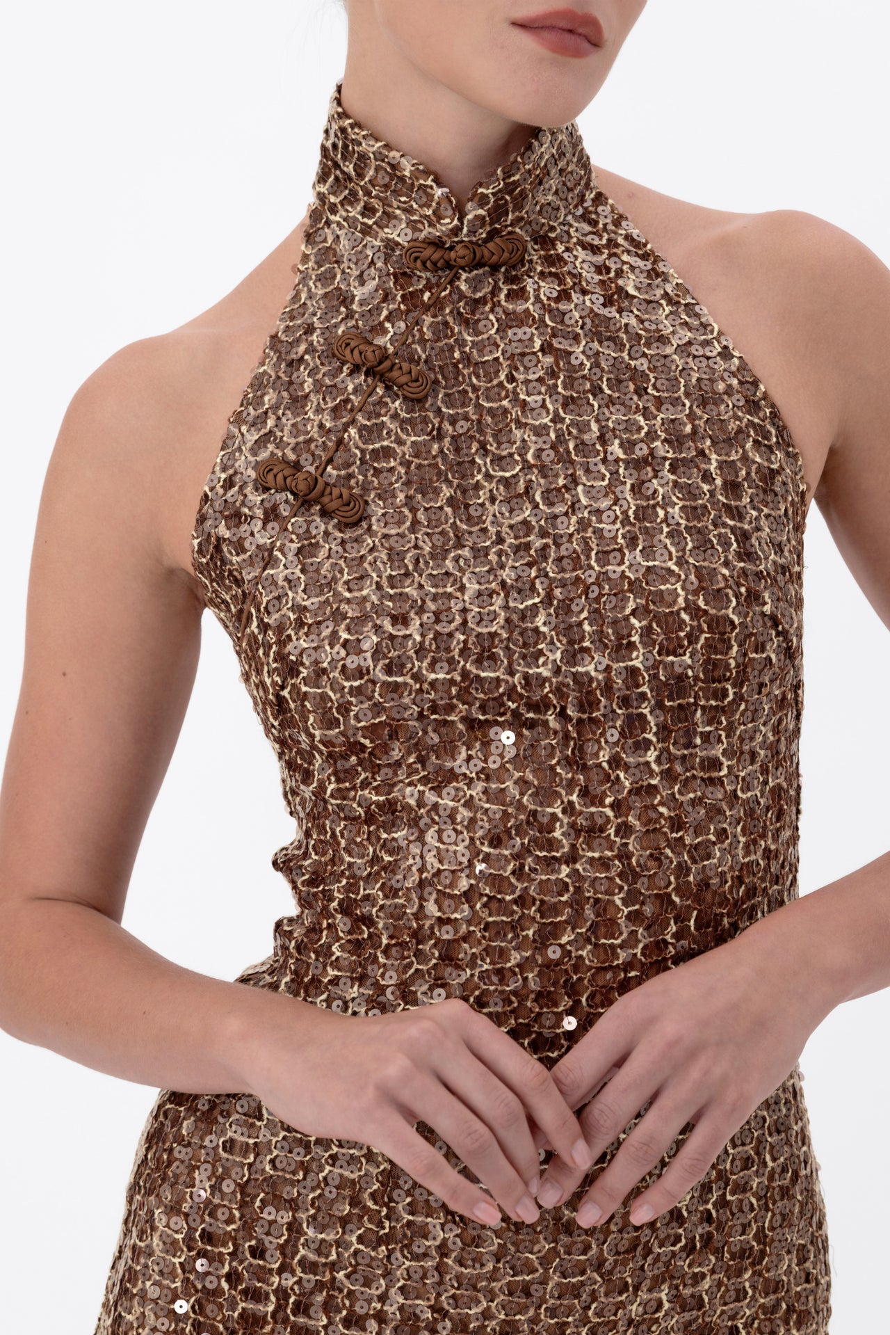 Jacqui Sequin Mini Dress