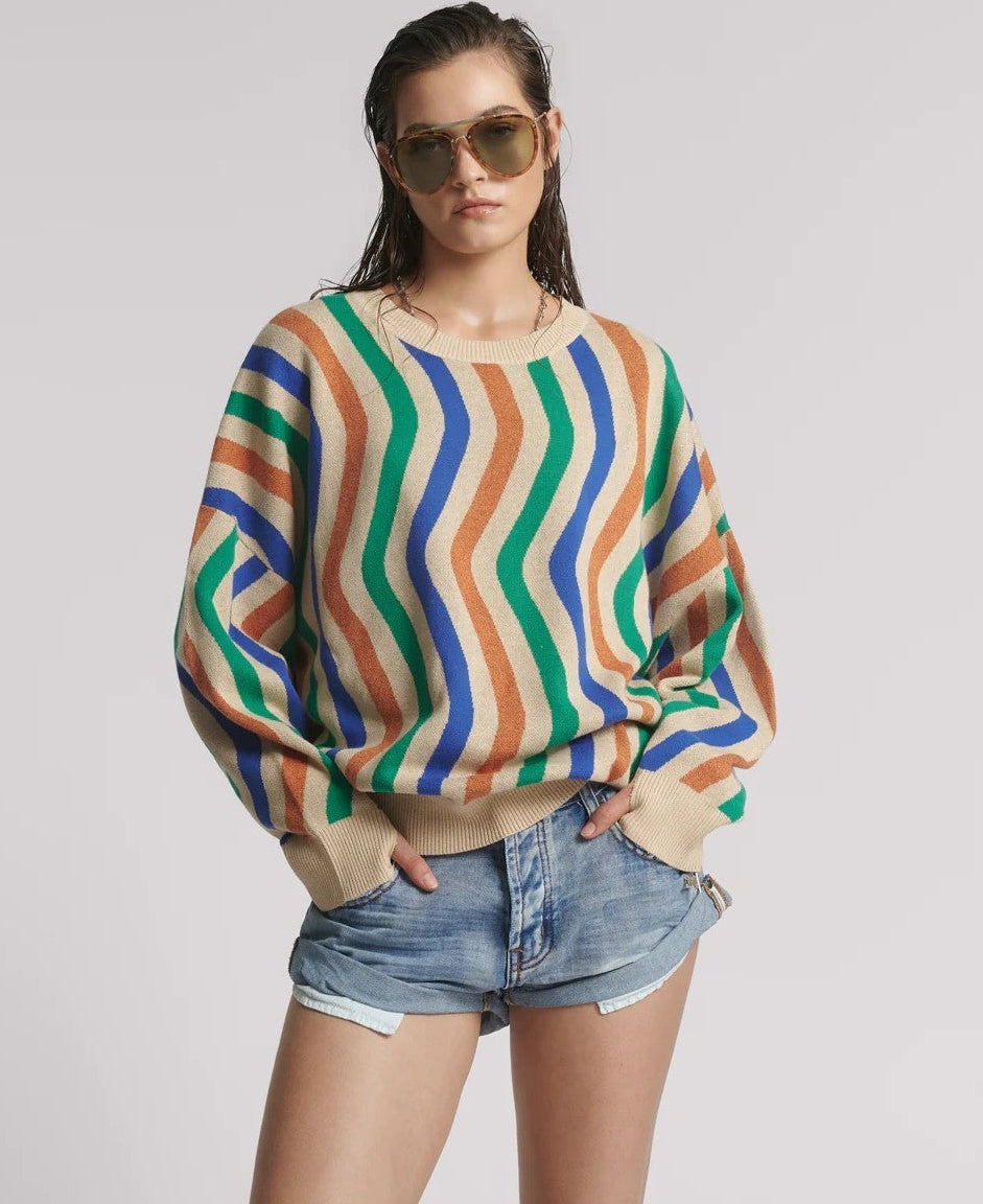 Acid Trip Knitted Wool Sweater