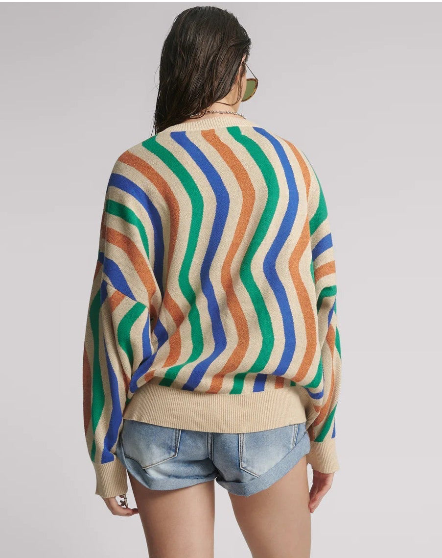 Acid Trip Knitted Wool Sweater