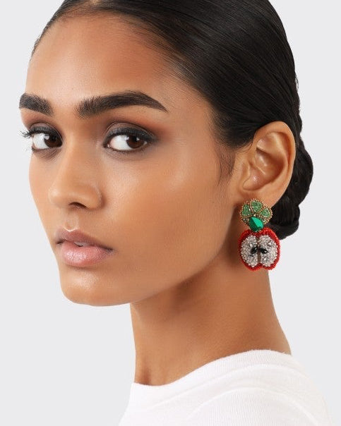 Apple Slice Earrings