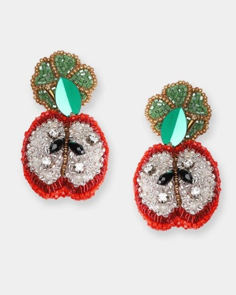 Apple Slice Earrings