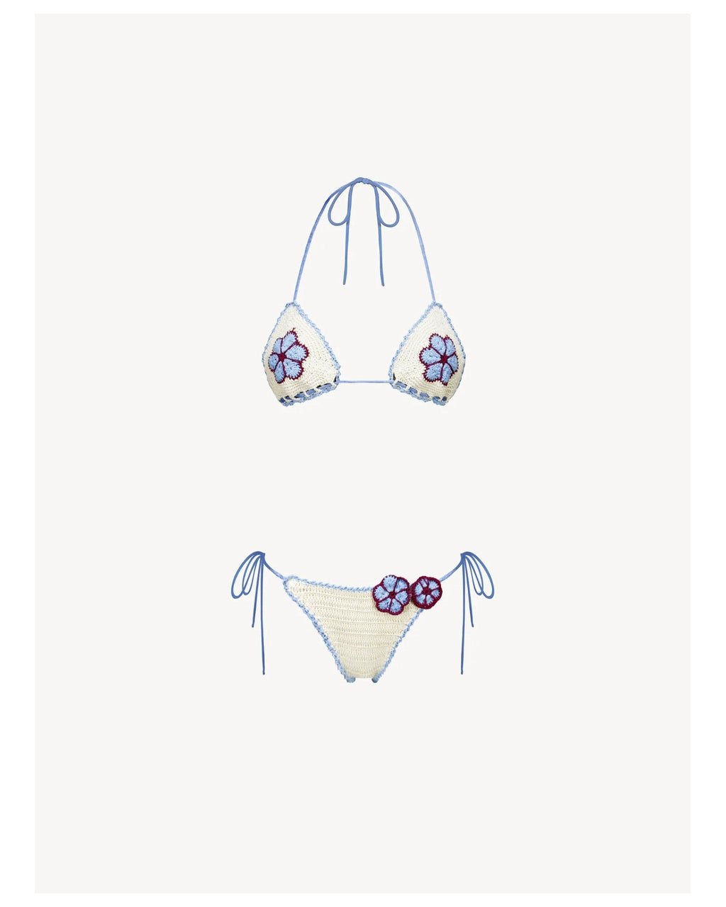 Ava Hibiscus Crochet Bikini