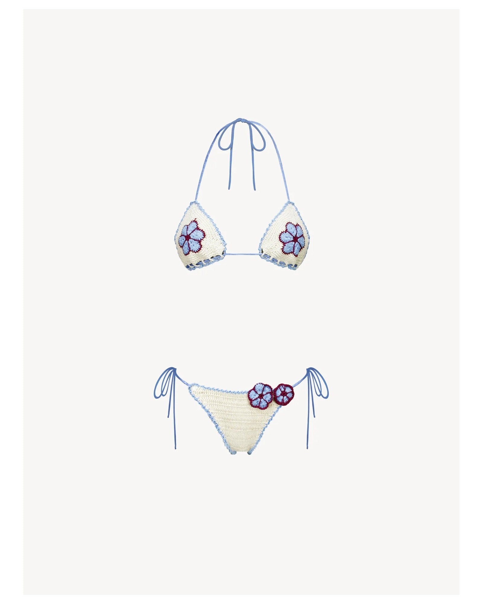 Ava Hibiscus Crochet Bikini