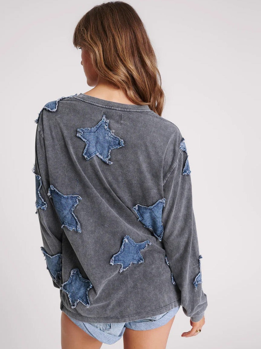 Denim Star Boyfriend Longsleeve Tee