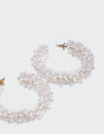 FLOWER HOOPS EARRINGS - Image 2