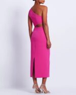 FLOWER APPLIQUE MIDI DRESS - Image 3