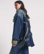 STAR DENIM WADDED JACKET-DARK MEMPHIS BLUE - Image 3