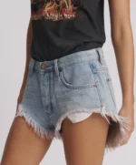 ROLLERS LOW WAIST DENIM SHORTS-BLUE TOBACCO - Image 3