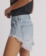 ROLLERS LOW WAIST DENIM SHORTS-BLUE TOBACCO - Image 4