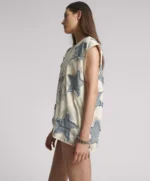 DENIM STAR TIE DYE OVERSIZED TANK TOP - Image 3