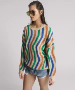 ACID TRIP KNITTED WOOL SWEATER - Image 4