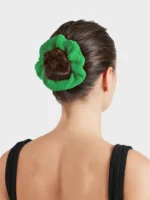 SCRUNCHIE EMERALD CRINKLE