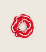 SCRUNCHIE RED/WHITE CRINKLE - Image 2