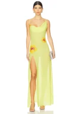 GALLI HIBISCUS MAXI DRESS MESH - Image 2