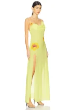 GALLI HIBISCUS MAXI DRESS MESH - Image 3