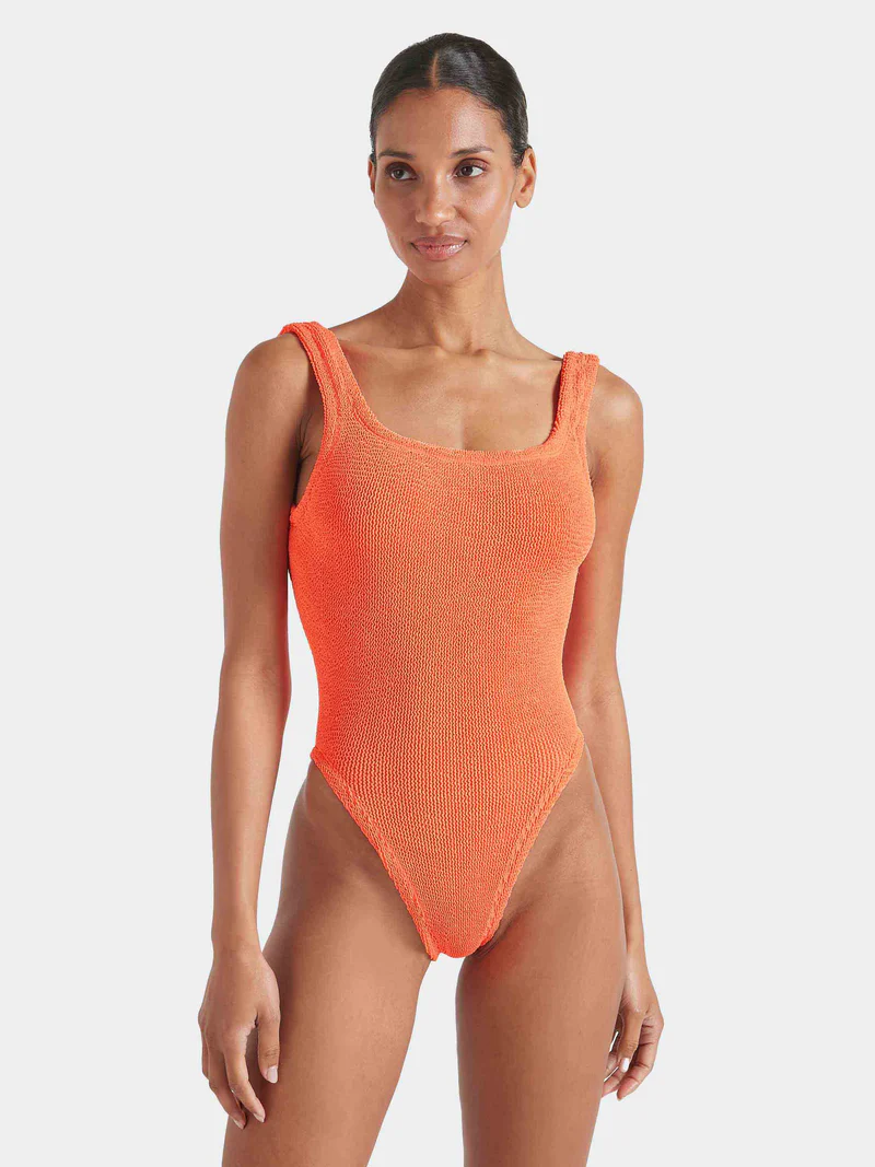 or2 SQUARE NECK ORANGE SWIM - Image 1
