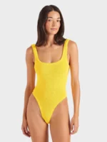 SQUARE NECK SUNFLOWER SWIM
